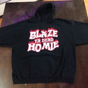 Blaze Ya Dead Homie Screen-Print Pullover